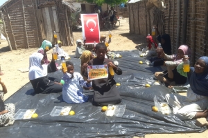 Afrika Madagaskar bölgesinde yemek degitimi yapildi