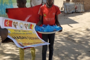 Afrika Kamerun şükür kurbanı kesin ve dağıtımı yapıldı