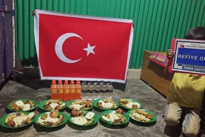 Bangladeş Arakan kampları yemek dağıtımı Ocak 2023