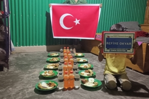 Bangladeş Arakan kampları yemek dağıtımı Ocak 2023