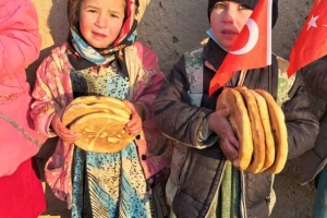 Afganistan ekmek dağıtımı Ocak 2023 