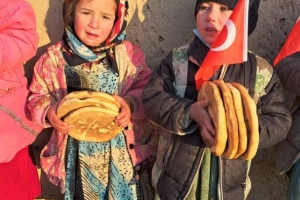 Afganistan ekmek dağıtımı Ocak 2023 