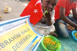 Afrika yemek dağıtım 15ı ocak 2023