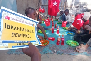 Afrika yemek dağıtım 15ı ocak 2023