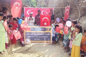 Arakan kamplarında su kuyusu açılışı 2023