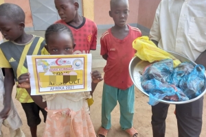 Adak kurbanı kesimi Afrika Kamerun