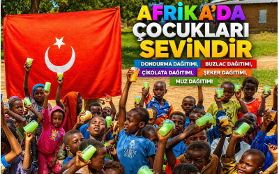 AFRİKA ÇOCUKLARI SEVİNDİRMEK