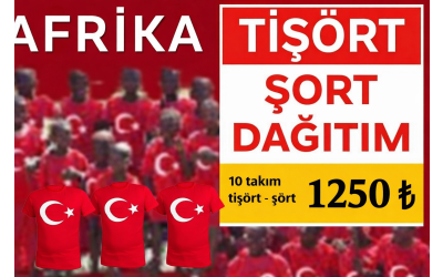 AFRİKA TİŞÖRT DAĞITIMI