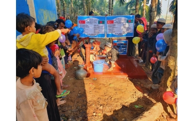 Hz Nuh Aleyhisselam su kuyusu açılışını yaptık Arakan kamplari 2022