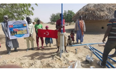 Şehit Mehmetçikler su kuyusu tamamlanıyor Afrika Kamerun 2022
