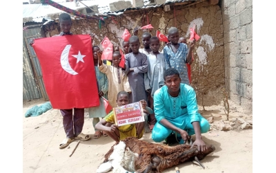 Afrika Niger Adak kurban kesimi ve dağıtımları 2022