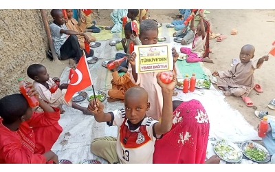 Afrika kıtası Benin ülkesinde yemek dağıtımımız 2022