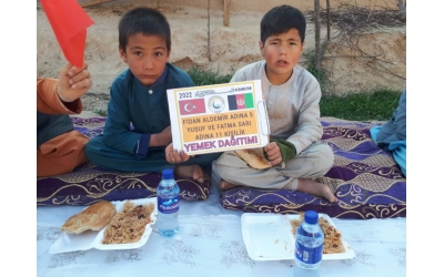 Afganistan bölgesindeki yemek dağıtımlarimiz devam ediyor