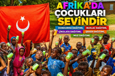 AFRİKA ÇOCUKLARI SEVİNDİRMEK
