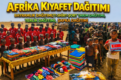 AFRİKA KIYAFET DAĞITIMI