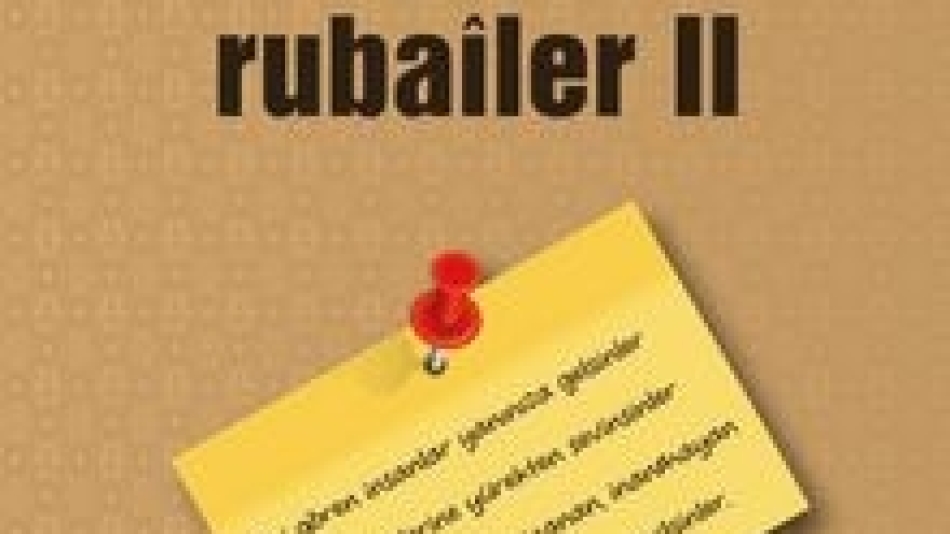 Pendname Manzum Nasihatname - Rubailer II