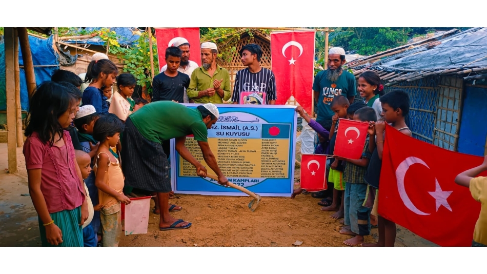 Arakan kampları Hz İsmail as su kuyusu temel açma programi Kasım 2022