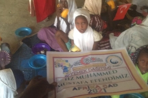 Peygamber efendimiz adına yemek dağıtımı Afriak Çad 2021