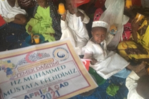 Peygamber efendimiz adına yemek dağıtımı Afriak Çad 2021