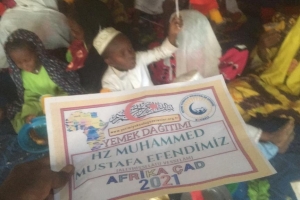 Peygamber efendimiz adına yemek dağıtımı Afriak Çad 2021
