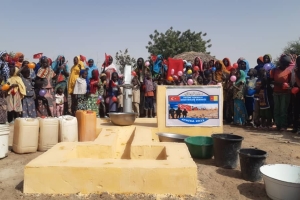 Afrika Kamerun Şehit Mehmetçikler Su kuyusunun açılışını yaptık