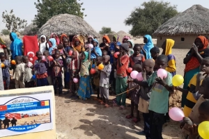 Afrika Kamerun Şehit Mehmetçikler Su kuyusunun açılışını yaptık