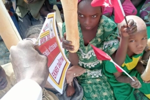 Afrika Kamerun ülkesinde Ekmek dağıtımı yapıldı.