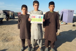 Afganistan Yetim Giydirme kıyafet dağıtımı 2022
