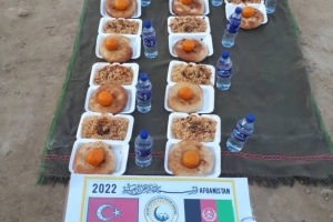 Afganistan bölgesindeki yemek dağıtımlarimiz devam ediyor