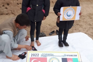 Afganistan Yetim Giydirme kıyafet dağıtımı 2022