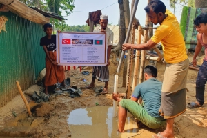 Arakan kamplarında Hz. Hud A.s su kuyusunun açılışını yaptık