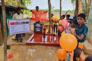 Arakan kamplarında Hz. Hud A.s su kuyusunun açılışını yaptık