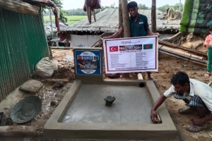 Arakan kamplarında Hz. Hud A.s su kuyusunun açılışını yaptık