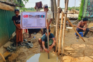 Arakan kamplarında Hz. Hud A.s su kuyusunun açılışını yaptık