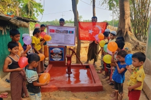 Arakan kamplarında Hz. Hud A.s su kuyusunun açılışını yaptık