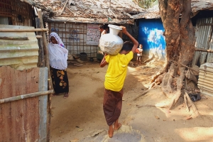 Arakan kamplarında Hz. Hud A.s su kuyusunun açılışını yaptık