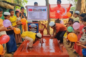 Arakan kamplarında Hz. Hud A.s su kuyusunun açılışını yaptık