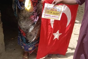 Afrika Benin'de Sadaka kurban kesip yoksul ailelere dağıttık