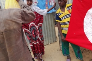 Afrika Kamerun Adak kurban kesimi ve ihtiyaç sahibi ailelere dağıtımı Temmuz 2022