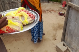 Afrika Kamerun Adak kurban kesimi ve ihtiyaç sahibi ailelere dağıtımı Temmuz 2022