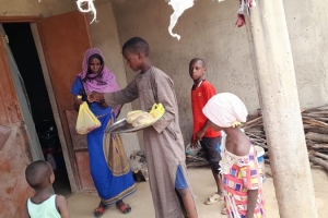 Afrika Kamerun Adak kurban kesimi ve ihtiyaç sahibi ailelere dağıtımı Temmuz 2022