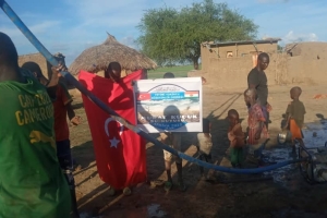 Afrika Nijer Su kuyusu sondaj çalışması Murat Küçük su kuyusu Temmuz 2022