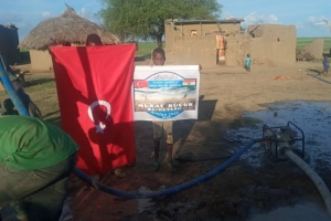 Afrika Nijer Su kuyusu sondaj çalışması Murat Küçük su kuyusu Temmuz 2022