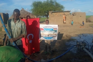 Afrika Nijer Su kuyusu sondaj çalışması Murat Küçük su kuyusu Temmuz 2022