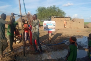 Afrika Nijer Su kuyusu sondaj çalışması Murat Küçük su kuyusu Temmuz 2022