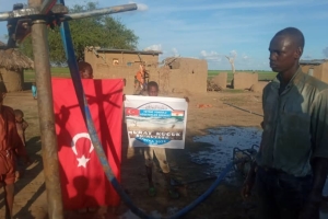 Afrika Nijer Su kuyusu sondaj çalışması Murat Küçük su kuyusu Temmuz 2022