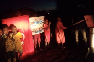 Afrika Nijer Su kuyusu suyun bulunması borularn döşenmesi ve tulumbanin takılması Murat Küçük sukuyusu 2022