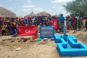 Afrika Nijer Murat Küçük Su kuyusu Açılış zamanı geldi Temmuz 2022 