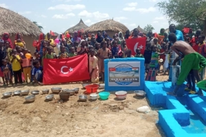 Afrika Nijer Murat Küçük Su kuyusu Açılış zamanı geldi Temmuz 2022 