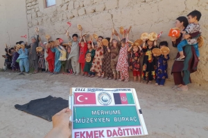 Afganistan bölgesinde ekmek dağıtımlarimiz devam ediyor Ağustos 2022